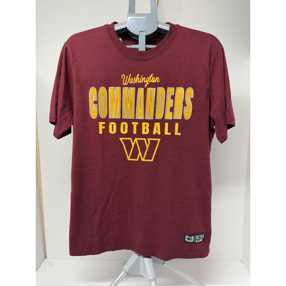 Washington Commanders Ultra Game Men's Medium Burgundy NFL Football T-Shirt